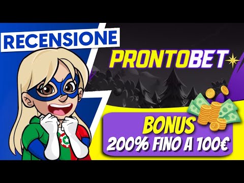 🍀 PRONTOBET CASINO: Ottieni 200% Bonus fino a 1000€!