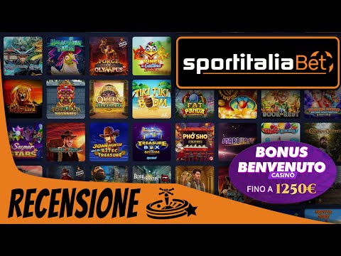 Sportitaliabet 👈 Recensione Casinò Online [1250€ Bonus Benvenuto]