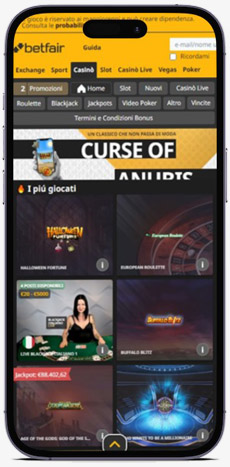 mobile betfair casino