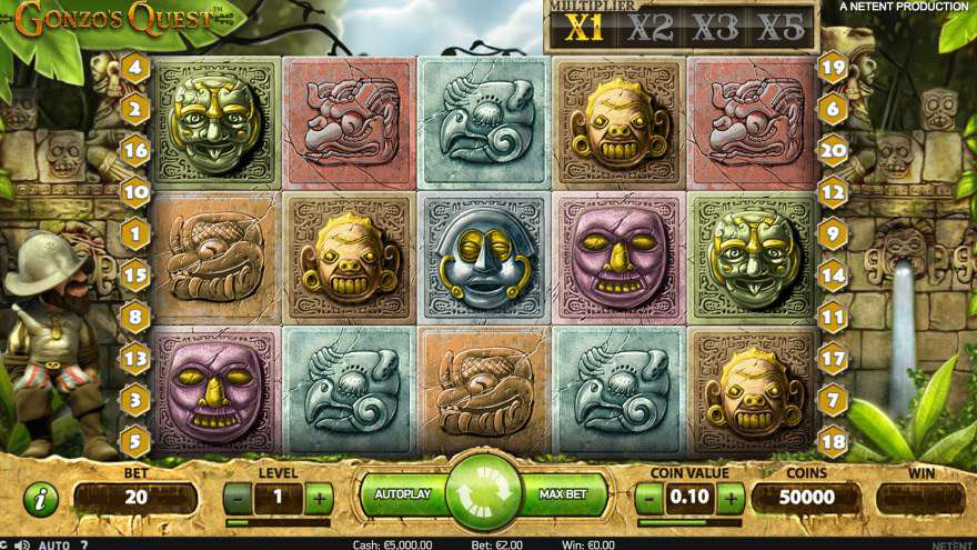 screenshot big casino gonzos quest