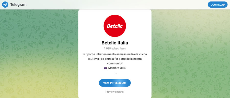 screenshot contatto betclic