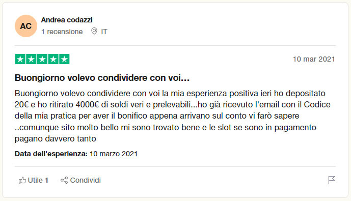 screenshot trustpilot big casino