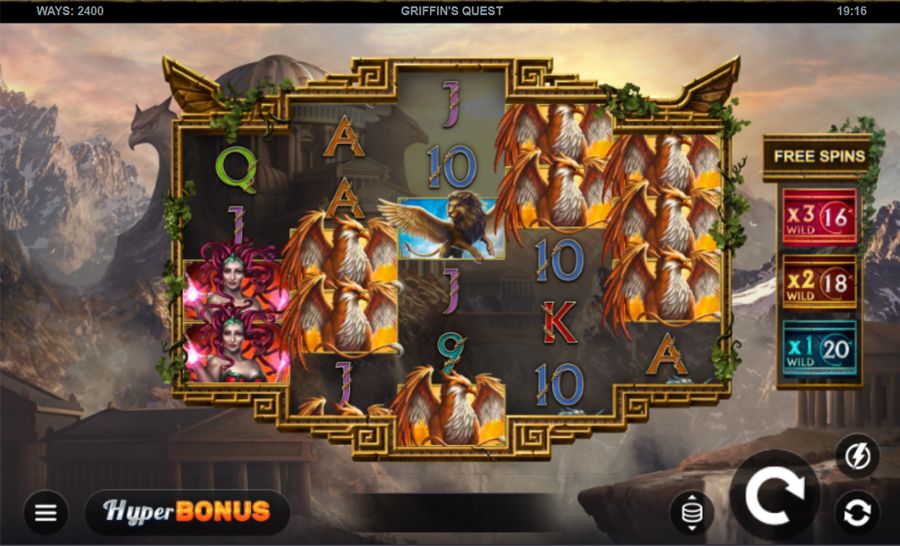 screenshot jellybean casino griffin's quest slot