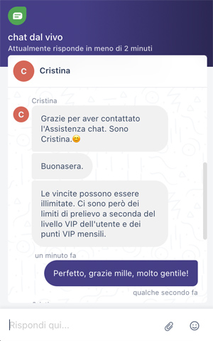 screenshot chat winorama