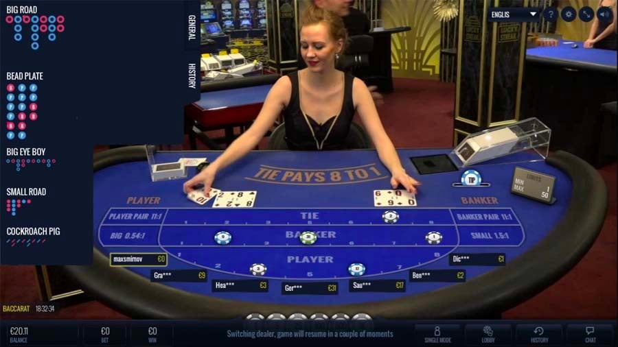 screenshot baccarat spintropolis