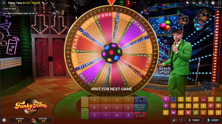 screenshot funky time live reloadbet