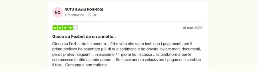 recensione fezbet