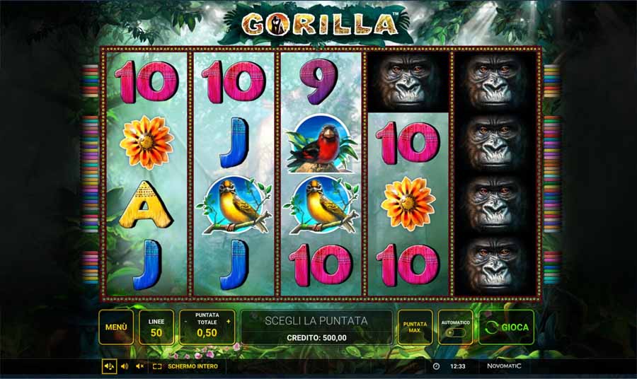 screenshot giochi gorilla admiralbet