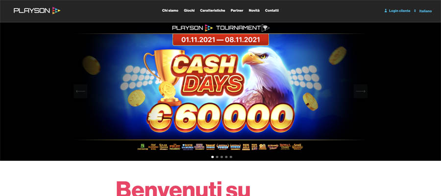 screenshot playson interface