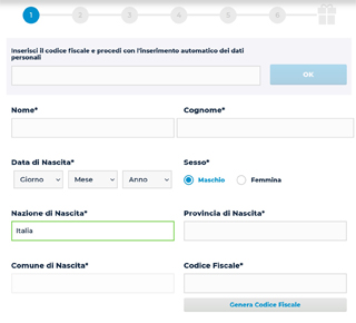 screenshot registrazione admiralbet