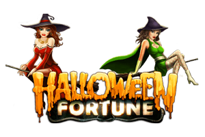 halloween fortune slot logo