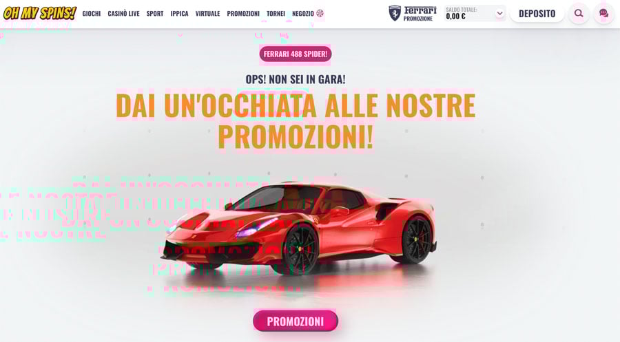 screenshot eventi speciali ohmyspins eventi speciali ohmyspins