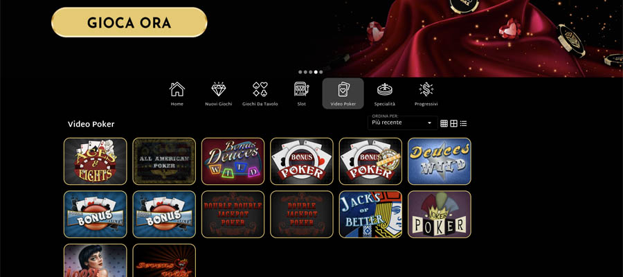 screenshot del video poker casino midas screenshot del video poker casino midas