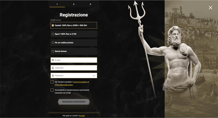 screenshot registrazione casinoly registrazione casinoly