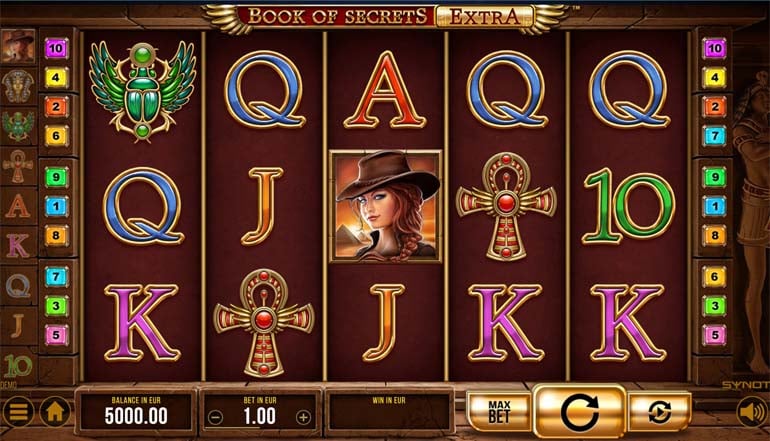 screenshot del slot gioco book of secrets screenshot del slot gioco book of secrets extra