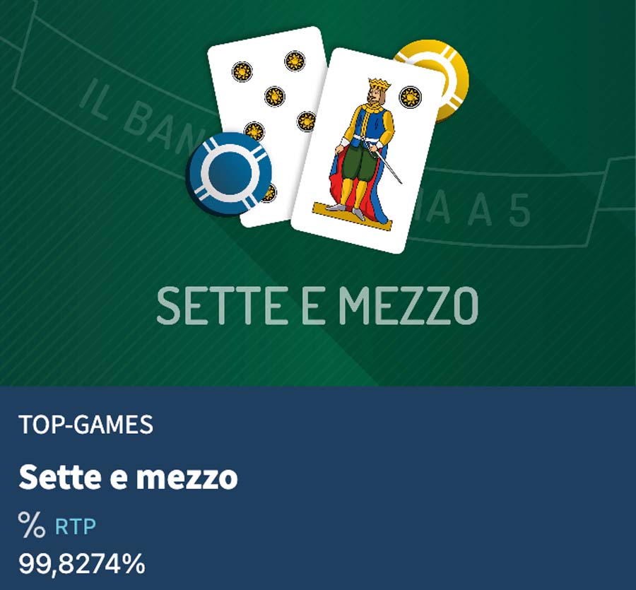 giocatore 7 mezzo online