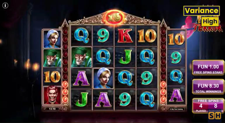 screenshot del slot gioco castle of terror