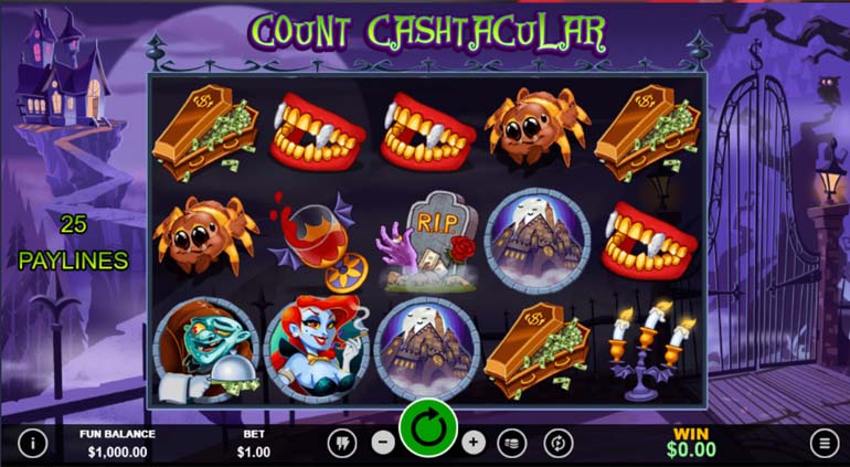 screenshot del slot gioco count cashtacular