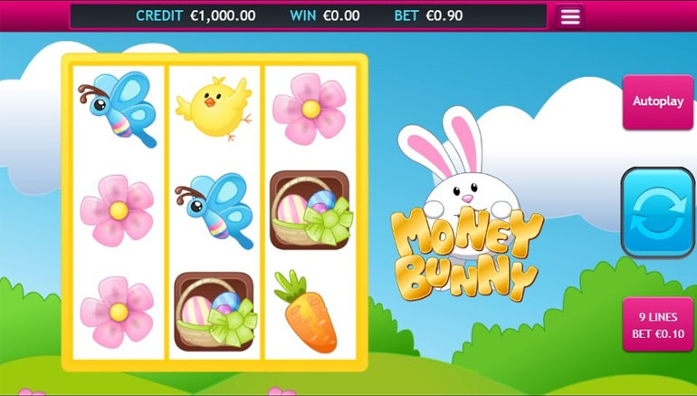 screenshot del slot gioco money bunny