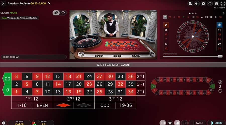 screenshot roulette americana screenshot roulette americana