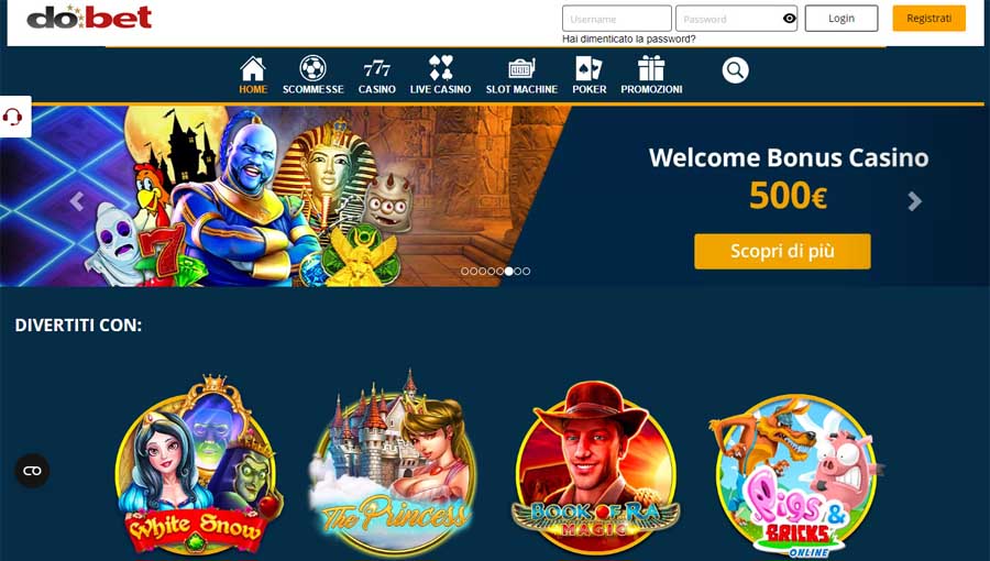 screenshot lo stile dobet casino