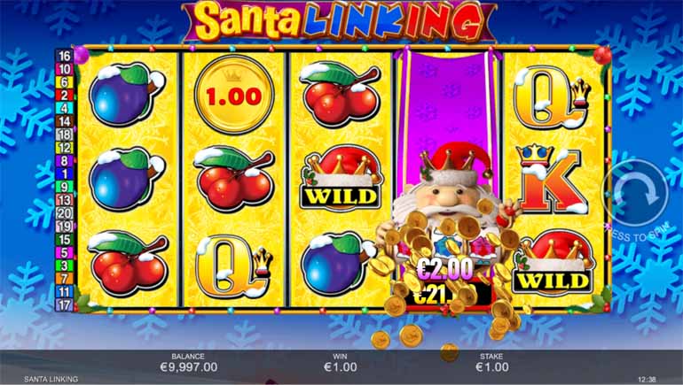 screenshot gioco santa linking