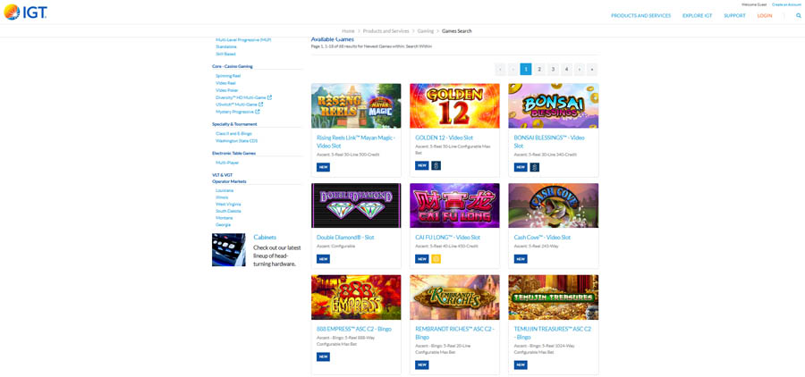 screenshot igt giochi screenshot igt giochi