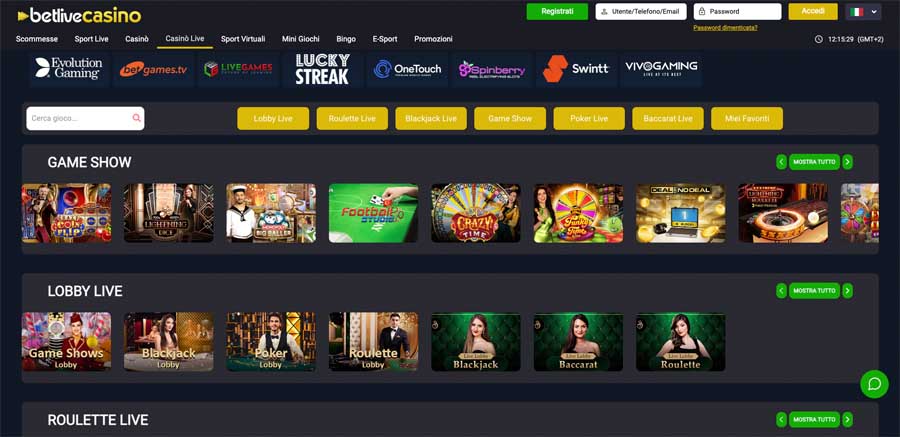 screenshot casino live betlive casino