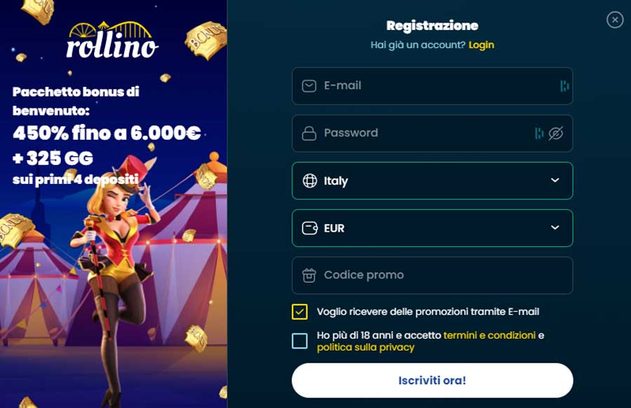 registrazione rollino casino registrazione rollino casino
