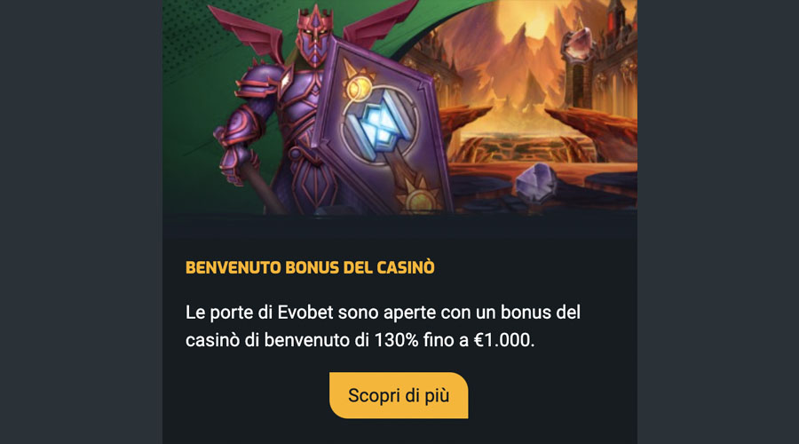 bonus benvenuto evobet bonus benvenuto evobet