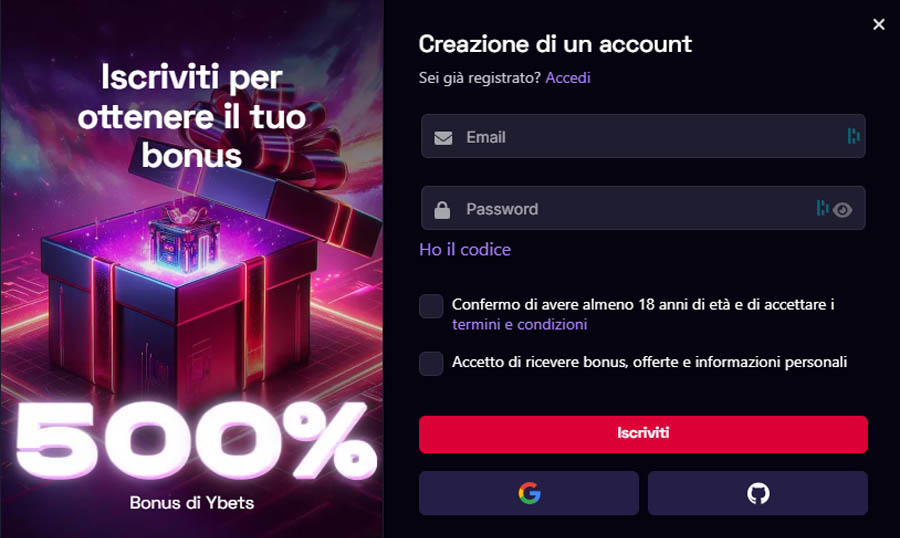 registrazione ybets registrazione ybets