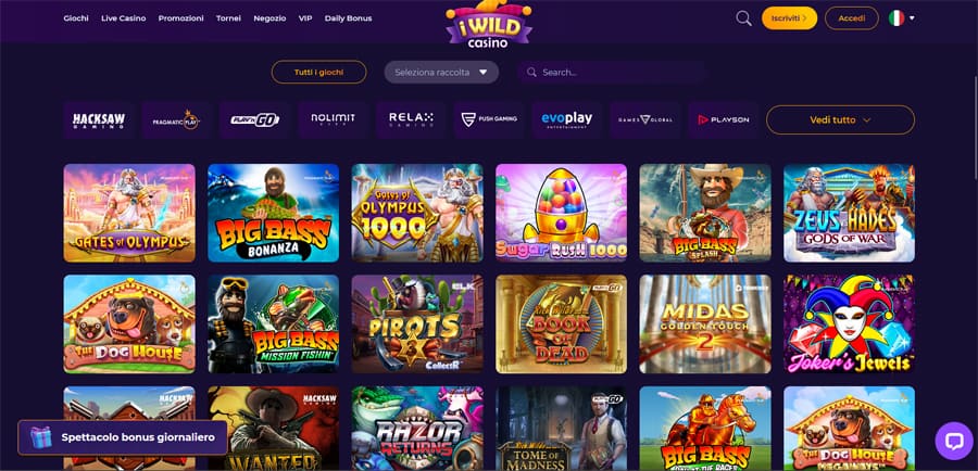 slots iwild casino