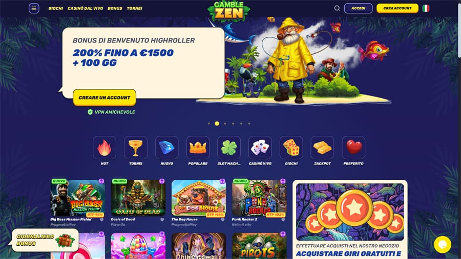 grafica gamblezen casino