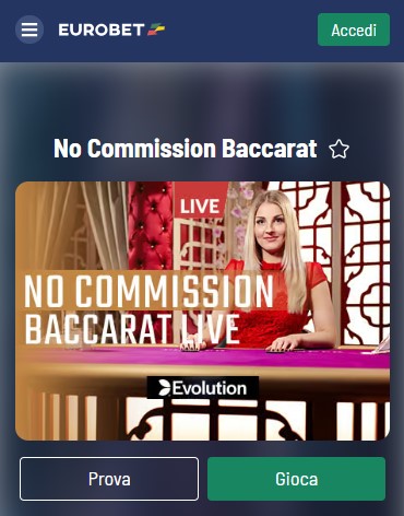 eurobet no commission baccarat eurobet no commission baccarat