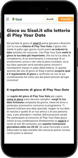 sicurezza play your date sicurezza play your date