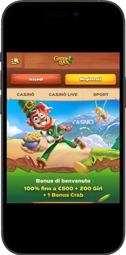 lobby green luck casino