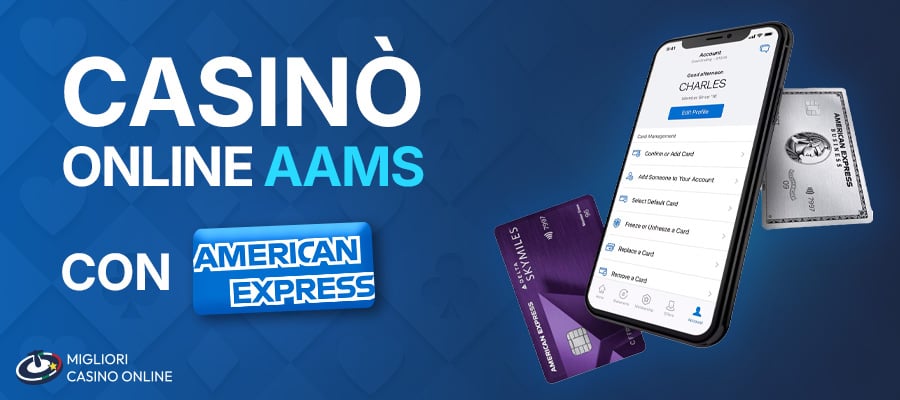 MCO aams American casinò online aams con american express