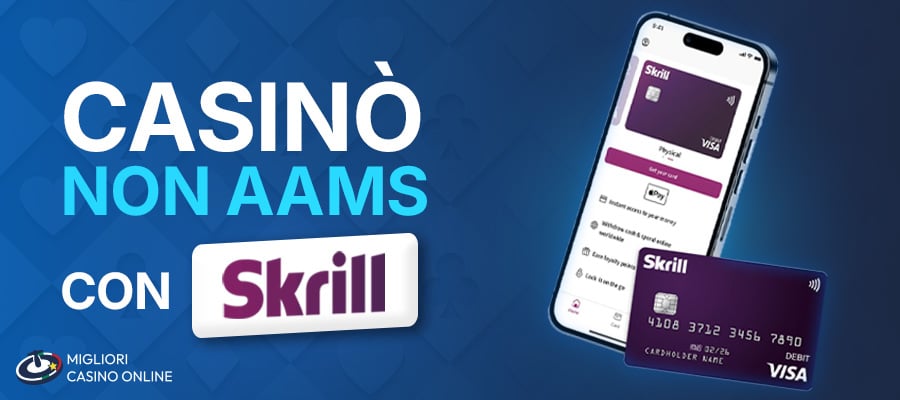 MCO non aams Skrill migliori casinò non aams con Skrill