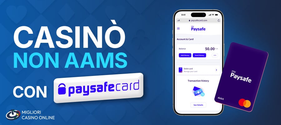 MCO non aams paysafecard migliori casinò online non aams con paysafecard